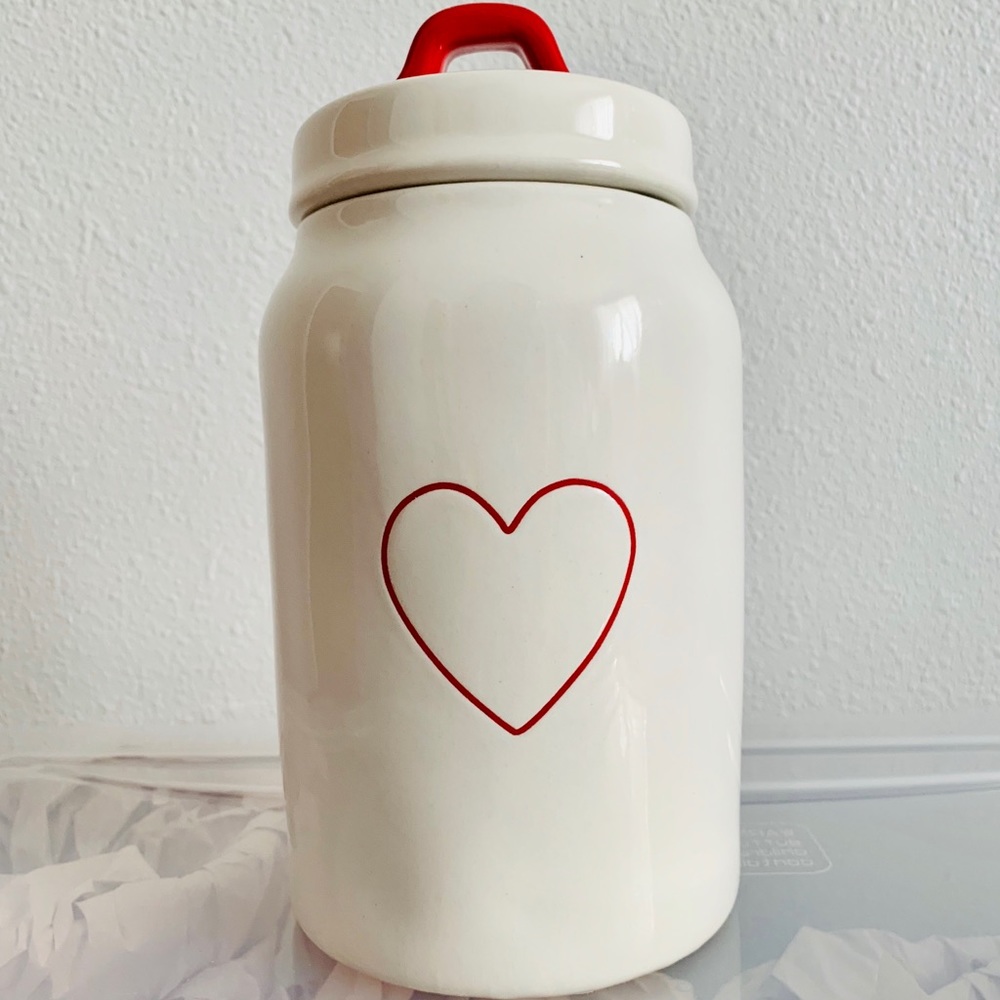 Rae Dunn Valentines Canister